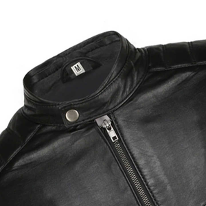 2025 veste en cuir pour hommes de conception personnalisée dans différentes tailles Logo personnalisé et étiquette veste de haute qualité - Product Image 4