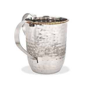 ถ้วยล้างสแตนเลสดีไซน์ลูกปัดแบบค้อนดีไซน์หรูหราถ้วยล้างสเตนเลสสตีล - Product Image 1