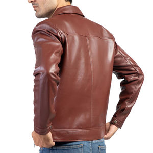 Otoño Invierno chaqueta de cuero de moda para hombre Casual bordado suelto mejor precio moda personalizada de Pakistán - Product Image 3