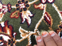 Dernier modèle Tapis en laine persan écologique fait à la main Grande taille Luxe floral lavable antidérapant pour une vie de prière confortable