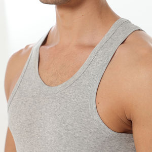 Débardeurs de sport personnalisés en coton pour hommes, taille XL, séchage rapide, respirants, style décontracté, couleur personnalisée pour l'entraînement - Product Image 1