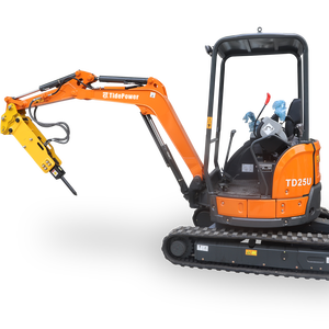 Mini-excavatrice sur chenilles de haute qualité Tide Power 2,5t TD25U Moteur Perkins Pompe double Moteur Eaton Garantie 1 an - Product Image 2