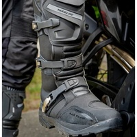 Vêtements de sport les plus vendus pour hommes chaussures de moto confortables et personnalisées en cuir véritable bottes de moto de grande taille à quantité minimale de commande basse