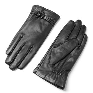 Gants en cuir de mode de conception populaire pour les femmes été hiver trucs doux vêtements confortables gants de Sport de plein air à doigts complets - Product Image 3