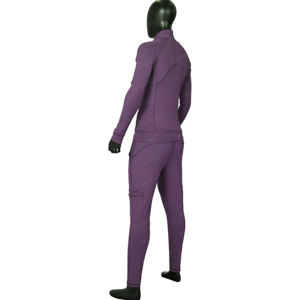 Ensemble personnalisé de rashguard à manches longues et de collants, uniformes d'infirmière, blouses d'hôpital à col montant, tissu sergé polyester/coton, confort optimal - Product Image 4