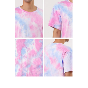 T-shirts tie-dye avec logo personnalisé, T-shirts de créateur de logo d'impression de fournisseur unisexe de haute qualité pour hommes de BD, nouveauté - Product Image 6