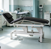 Table d'examen électrique à 3 sections, capacité de charge de 280 kg, roulettes silencieuses