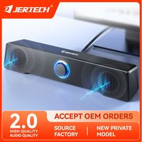 Haut-parleur de fête filaire simple JERTECH S7 Haut-parleur professionnel pour DJ Gaming Grand son Haut-parleur portable Câble d'alimentation Basse Haut-parleur d'ordinateur
