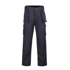 Personalizado barato hombres mujeres pantalones de trabajo de algodón doble rodilla construcción pantalones de trabajo con rodilleras para el trabajo - Product Image 1