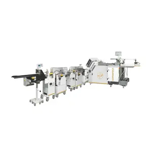 Máquina de perfuração avançada de venda quente, máquinas de processamento para dobrar papel externo do principal fornecedor