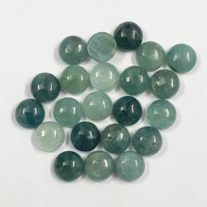 Belle main meilleure qualité 7mm naturel Grandidierite lisse rond Cabochon fabrication de bijoux pierres précieuses en vrac du fabricant - Product Image 4