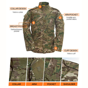 Conjuntos de Trajes de Caza Tácticos de Camuflaje Transpirables de Invierno Unisex con Tela MICROFLEECE para Actividades al Aire Libre - Product Image 6