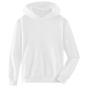 Sweat à capuche zippé fonctionnel personnalisé pour hommes 100% coton éponge française sweat à capuche imprimé bouffant aux épaules tombantes - Product Image 2