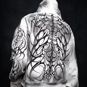 Logo personnalisé de haute qualité broderie lavage à l'acide 430gsm 100% coton surdimensionné survêtement lourd Hip Hop unisexe soleil fané fermeture éclair - Product Image 2