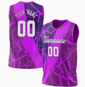 Cómoda camiseta de baloncesto con diseño de logotipo gratis Uniforme estampado de talla grande para el nombre del equipo - Product Image 6