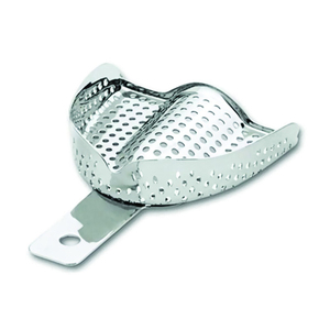 Source d'alimentation manuelle d'équipement dentaire de plateau d'impression d'acier inoxydable avec la compatibilité d'autoclave pour l'instrument de garde-bouche - Product Image 3