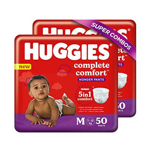 ผ้าอ้อมเด็กฮักกี้ส์ เบบี้ดราย คอมฟอร์ท – ปกป้องยาวนาน - Product Image 3