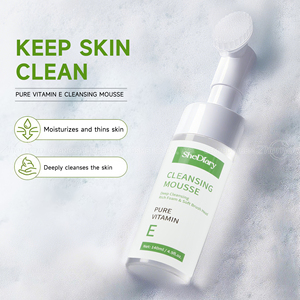 โฟมล้างหน้าสูตรอ่อนโยน ขจัดเครื่องสำอาง บำรุงผิวชุ่มชื้น วิตามินอี กรดอะมิโน ขนาด 140 มล. พร้อมแปรงซิลิโคน - Product Image 3