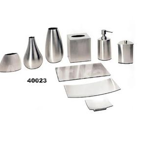 Juego de accesorios de baño de acero inoxidable pulido espejo plateado con 9 piezas Juego de baño incluido para la decoración del hogar y el baño - Product Image 1