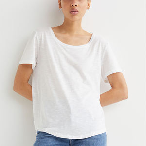 Personalizado de manga corta de las mujeres de alta calidad camisetas mercancía cómoda piqué de algodón camisa al por mayor - Product Image 1