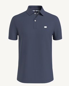 Polo de Hombre Personalizado 100% Algodón de Peso Pesado, Diseño de Piqué Suave y Transpirable, Bordado, Manga Corta, Tejido de Punto, Último Modelo de Fabricantes OEM - Product Image 4
