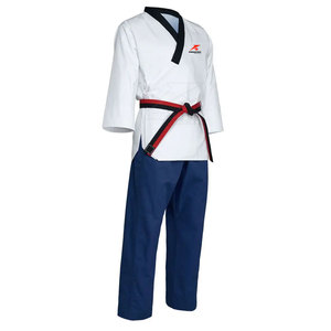 Uniforme de Judo de poliéster/algodón, diseño personalizado, ropa de lucha de manga larga para artes marciales, hombres, adultos, 300g, secado rápido - Product Image 2