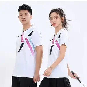 Atacado De Alta Qualidade Confortável Desgaste Esportivo Uniforme Badminton Tênis De Mesa Respirável Roupas Uniforme Homens Equipe De Tênis Uniforme