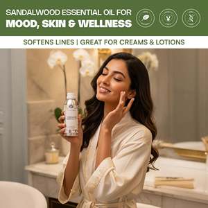 Aceite Corporal Esencial de Sándalo 100% Puro, Grado Terapéutico, Extracto de Planta Orgánico, Hidratante y Nutritivo, Suministro OEM Disponible - Product Image 6