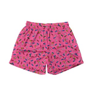 Pantalones cortos de malla para hombre, pantalones cortos deportivos de LICRA de poliéster con cintura elástica y bolsillos laterales, ropa deportiva para gimnasio - Product Image 3