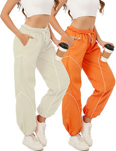 <b>Women</b> High Waist Drawstring Wide <b>Leg</b> Track Elastic Parachute <b>Pants</b> Streetwear Trouser High Waisted Trousers <b>Cargo</b> <b>Pants</b> <b>Women</b> - Product Image 6