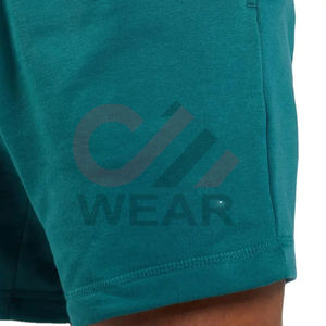 Pantalones cortos de algodón transpirables para hombre, con cordón de cintura elástica, bolsillos laterales, para Fitness, gimnasio, talla grande, venta al por mayor - Product Image 3