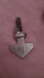 Antiguo Vintage Retro Viking Quake colgante collar joyería de moda regalo de novio, collar con colgante de martillo de acero inoxidable para hombre - Product Image 2