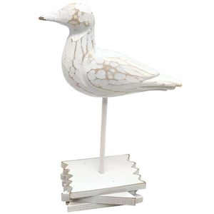Rustic Wooden Bird Figurine with Rope Tail Handmade <b>Wood</b> Animal <b>Sculpture</b> Natural <b>Wood</b> Bird Ornament Farmhouse Decorative Statue - Product Image 2