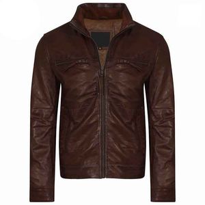 Chaqueta de cuero estilo vaquero para hombre, piel de vaca genuina con forro acolchado con flecos, chaqueta duradera suave y cómoda de calidad superior - Product Image 2