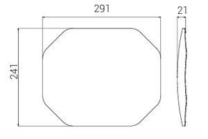 CUBIERTA DE PANEL FRONTAL DE ALUMINIO DECORATIVO NARANJA/ Tipo de Pared Descentralizado Zephyr Clean Air de Alta Eficiencia a Prueba de Polvo HRV - Product Image 3