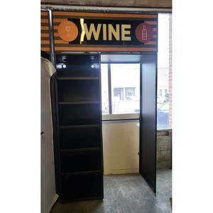 <span class=keywords><strong>Casier</strong></span> à vin personnalisé direct d'usine <span class=keywords><strong>bouteille</strong></span> de cave à vin en <span class=keywords><strong>acier</strong></span> multifonction pour bar - Product Image 1