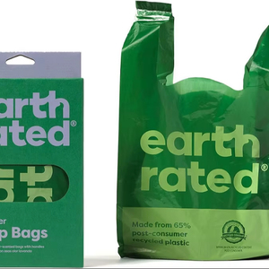 Sacs à déjections pour chiens Earth Rated, garantis anti-fuites et extra épais, rouleaux de recharges de sacs à déjections, parfum lavande, 120 sacs - Product Image 1