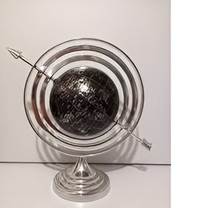 Elegante soporte de globo de aluminio, modelo de escritorio decorativo para oficina de tendencias, planificador turístico, regalo promocional, arte de Metal - Product Image 1