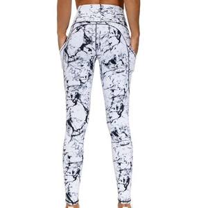 Mallas de yoga deportivas Fitness de sublimación de alta calidad para mujer cintura elástica con logotipo personalizado mallas de nuevo diseño al por mayor - Product Image 3