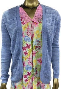 Cárdigan de Punto Personalizado para Mujer, Manga Larga, Cuello en V, Color Sólido, Informal, 100% Algodón, Antiarrugas, Elegante y Moderno para Invierno - Product Image 4