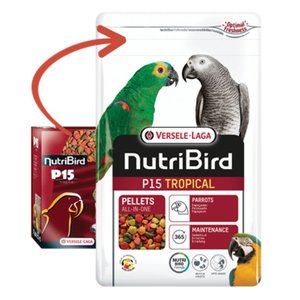 Versele Laga Nutribırd P15 pappagallo tropicale Pellet cibo 1 Kg