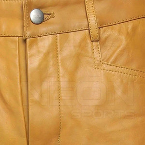 กางเกงหนังผู้ชายระบายอากาศดี สไตล์โดดเด่น ขายส่ง สำหรับขายออนไลน์ ล้างทำความสะอาดได้ ออกแบบเองได้ตามต้องการ - Product Image 6