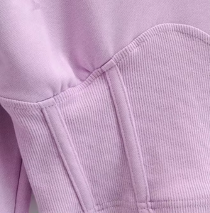 Sweats à capuche pour femmes les plus vendus avec conception de culture avec impression de logo personnalisé streetwear décontracté épaule tombante. - Product Image 3
