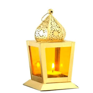 Decoraciones de iluminación interior de Metal de hierro marroquí de alta calidad Diseño estándar Linternas de Mesa para el hogar Lámparas Vela Navidad - Product Image 1