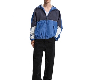 Chaqueta al por mayor de alta calidad, chaqueta cortavientos impermeable ligera hecha a medida para hombres - Product Image 3