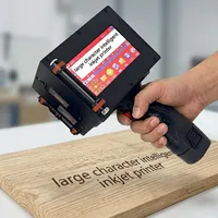 Printer Inkjet Genggam Manual Industri - Bertenaga Baterai Layar Sentuh Tinta Cepat Kering Tabung Tinta Pencetakan Fleksibel Kulit Kecepatan Tinggi