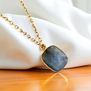 New Arrival Octagon Shape Green Chalcedony Semi-Precious Gemstone Natural Bezel Setting Single Bail Fashion Pendants Charms - Product Image 6