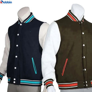 Veste de baseball varsity pour homme de haute qualité personnalisée, veste d'hiver de collège, en tissu de toile, nouvelle conception, taille plus - Product Image 6