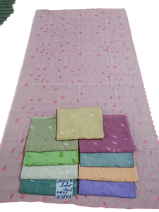 AHE Châle long en voile de coton léger, doux, durable et respirant de 220g pour femme africaine, motif floral cachemire, fabriqué au Pakistan, idéal pour l'hiver - Product Image 4