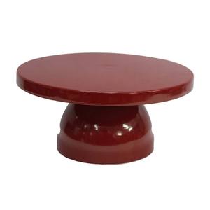 Nouvelle conception à un niveau en métal carré forme gâteau support pêche fini pour anniversaire événement fête présentoir en gros en vrac - Product Image 3